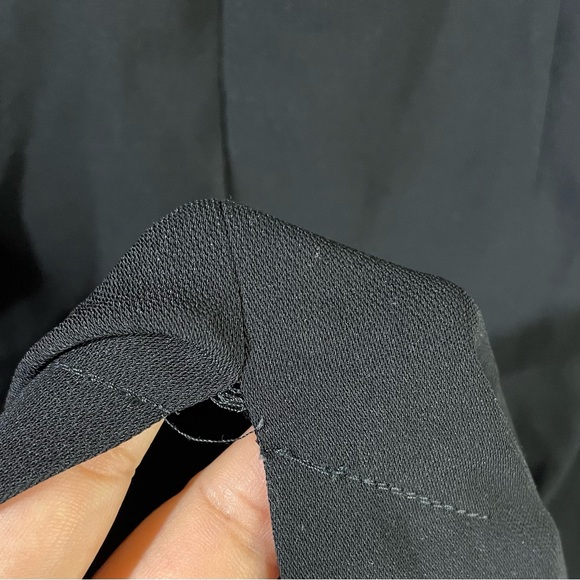 GENEVIE v-neck sheath black formal dress women Size Large - Picture 12 of 12